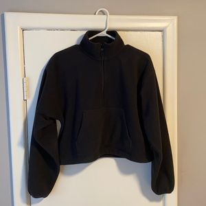 SOLD: TNA polar fleece 1/2 zip sweater